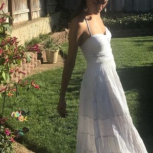 SOLD! Boston Proper White Circle Skirt